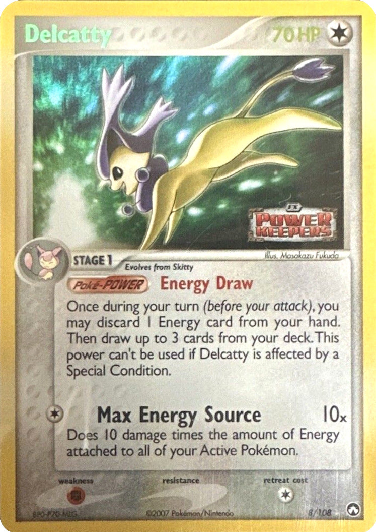 Delcatty (8/108) (Stamped) [EX: Power Keepers] | The Gaming-Verse