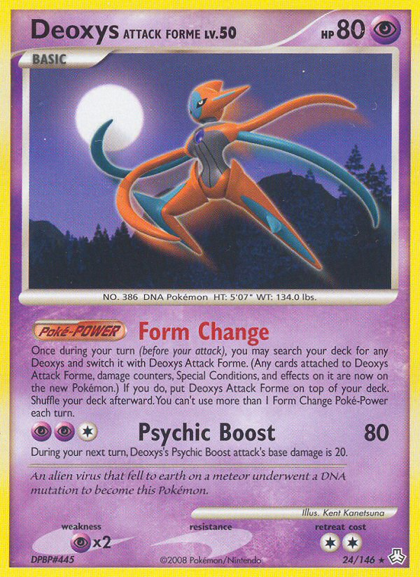 Deoxys Attack Forme (24/146) [Diamond & Pearl: Legends Awakened] | The Gaming-Verse