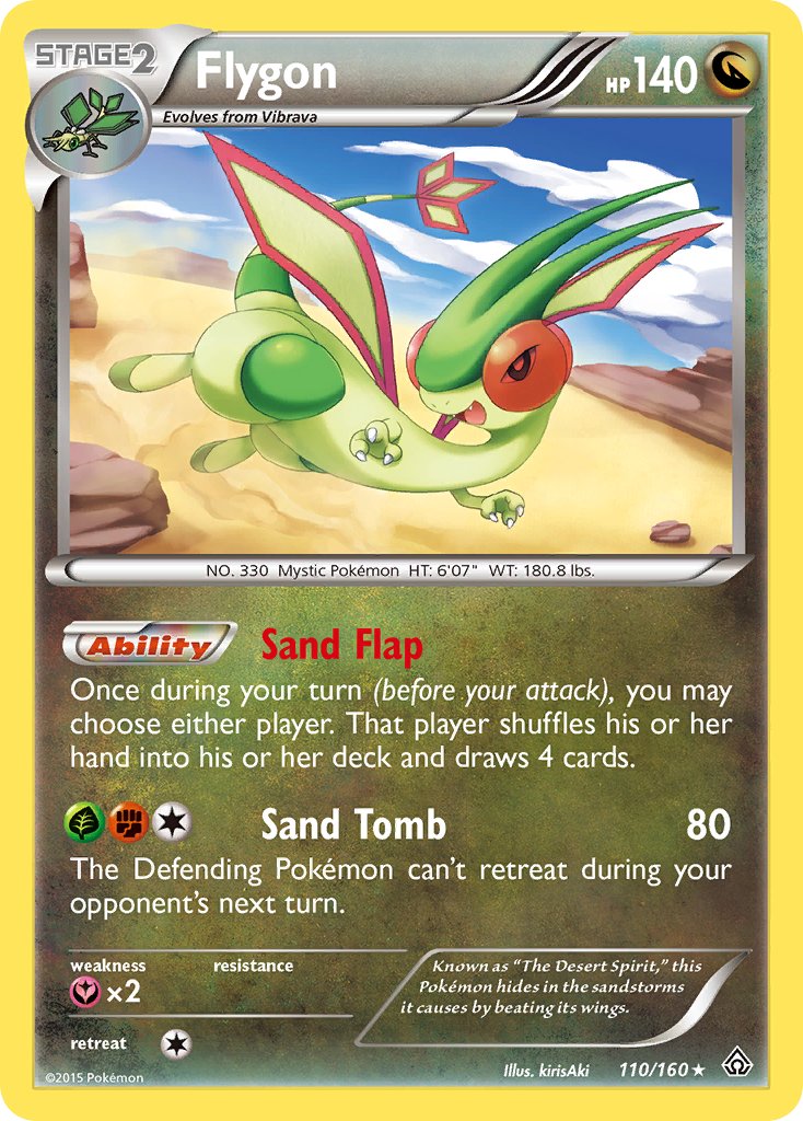 Flygon (110/160) (Cosmos Holo) (Blister Exclusive) [XY: Primal Clash] | The Gaming-Verse