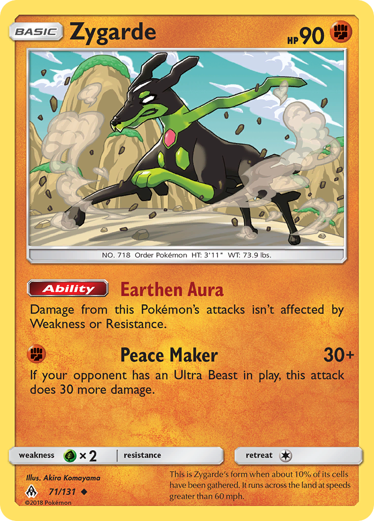 Zygarde (71/131) [Sun & Moon: Forbidden Light] | The Gaming-Verse