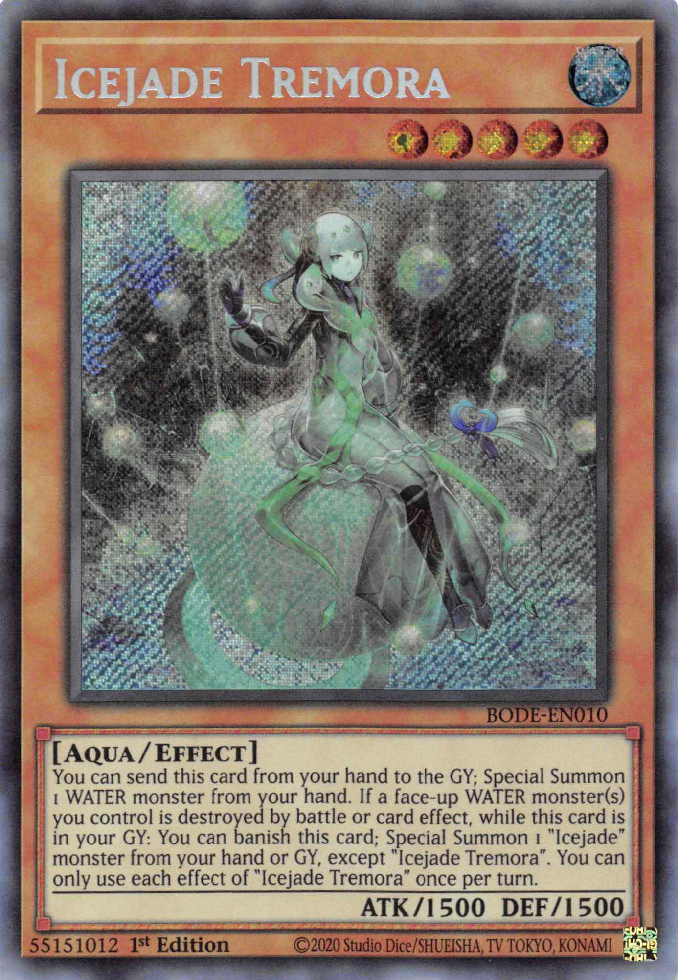 Icejade Tremora [BODE-EN010] Secret Rare | The Gaming-Verse