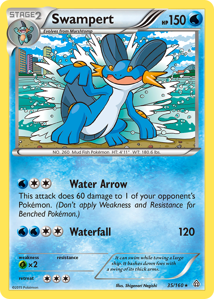 Swampert (35/160) [XY: Primal Clash] | The Gaming-Verse