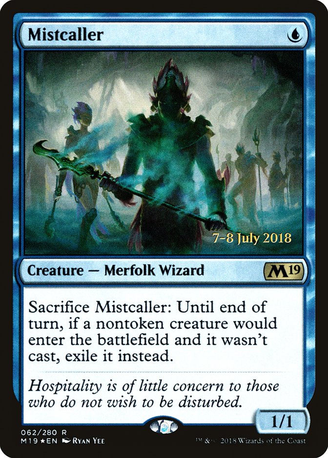 Mistcaller  [Core Set 2019 Prerelease Promos] | The Gaming-Verse