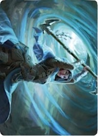 Sea Gate Stormcaller Art Card [Zendikar Rising Art Series] | The Gaming-Verse