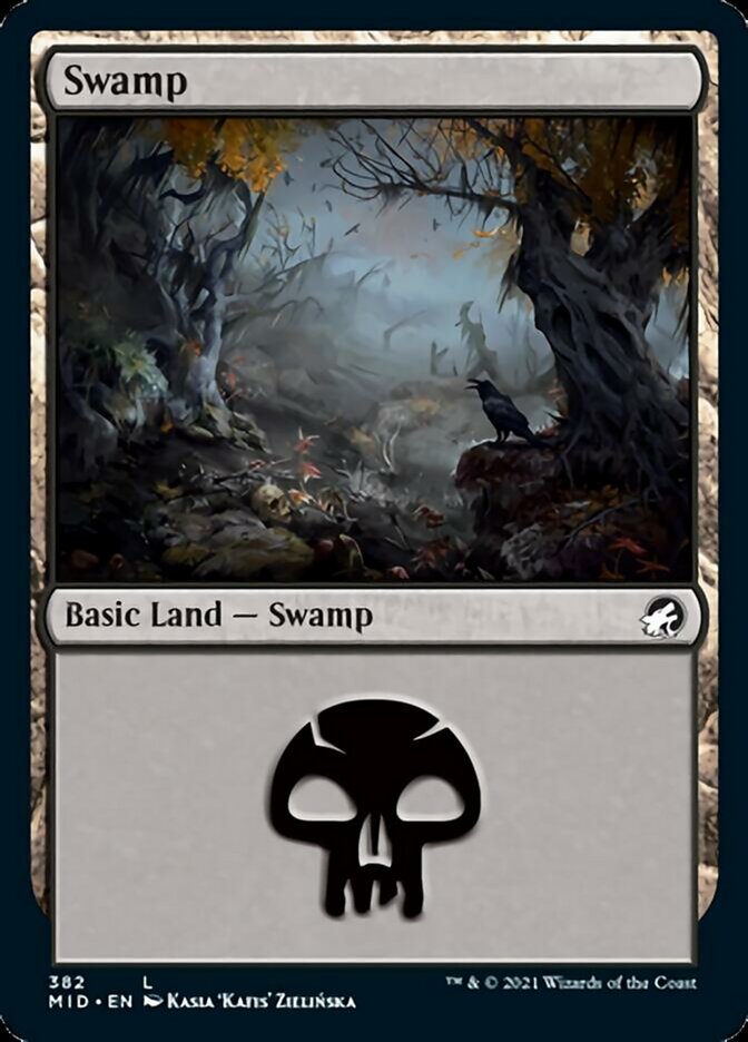 Swamp (382) [Innistrad: Midnight Hunt] | The Gaming-Verse