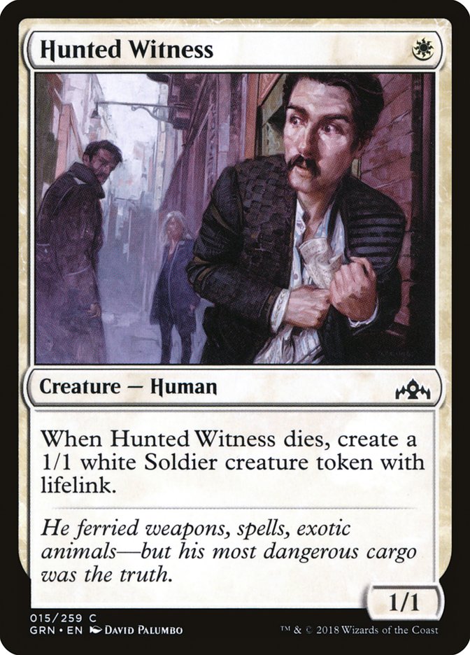 Hunted Witness [Guilds of Ravnica] | The Gaming-Verse