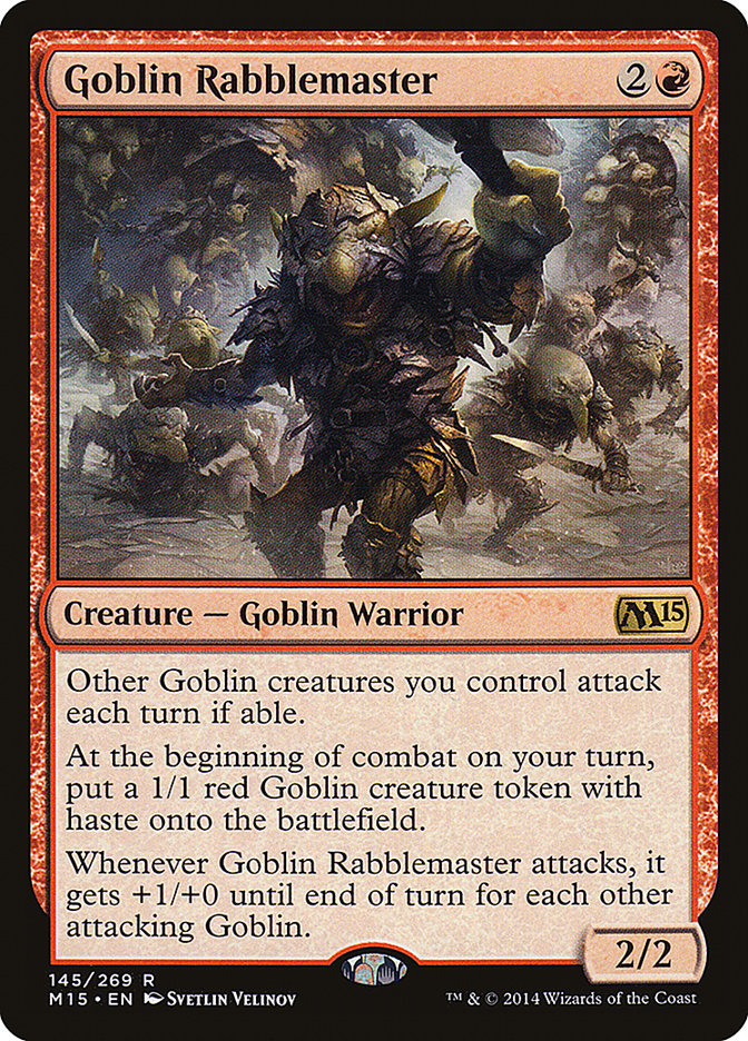 Goblin Rabblemaster [Magic 2015] | The Gaming-Verse