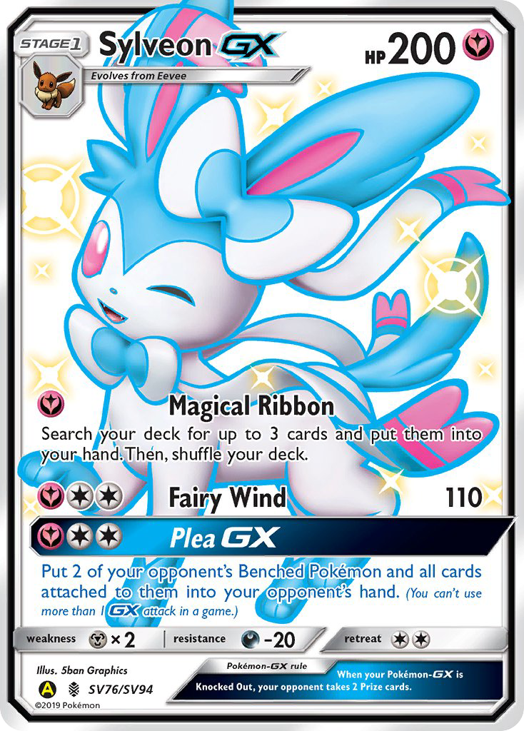 Sylveon GX (SV76/SV94) [Sun & Moon: Hidden Fates - Shiny Vault] | The Gaming-Verse