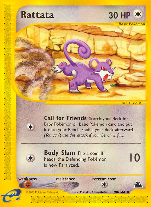 Rattata (90/144) [Skyridge] | The Gaming-Verse