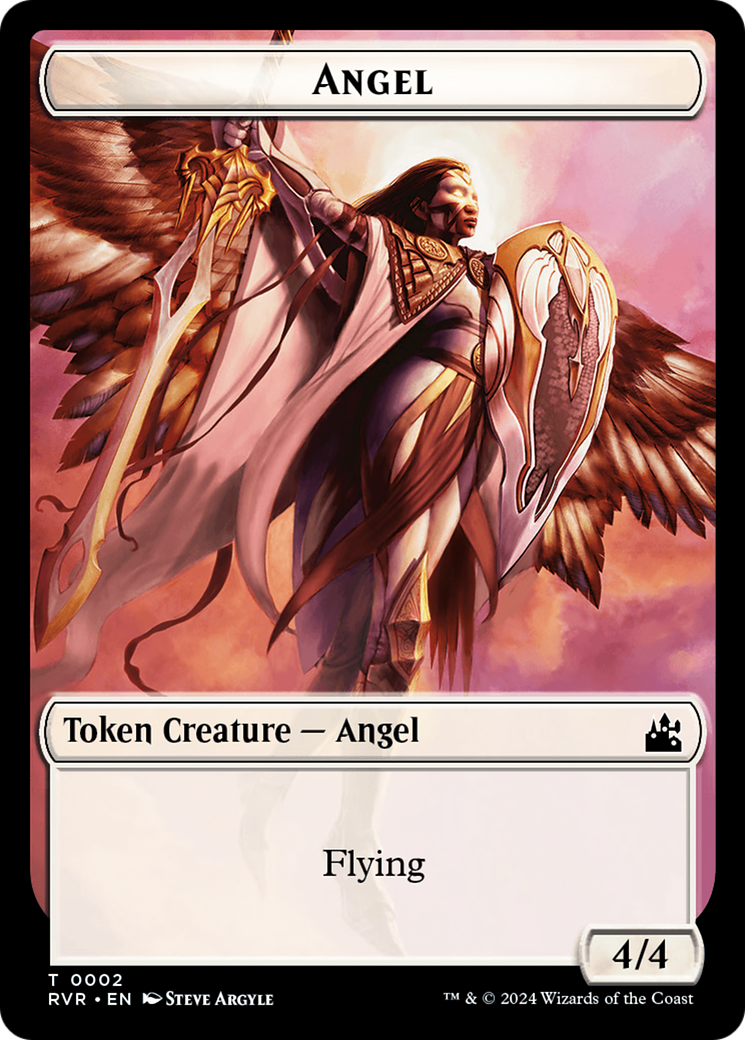 Angel Token (0002) [Ravnica Remastered Tokens] | The Gaming-Verse