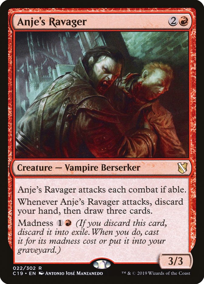 Anje's Ravager [Commander 2019] | The Gaming-Verse