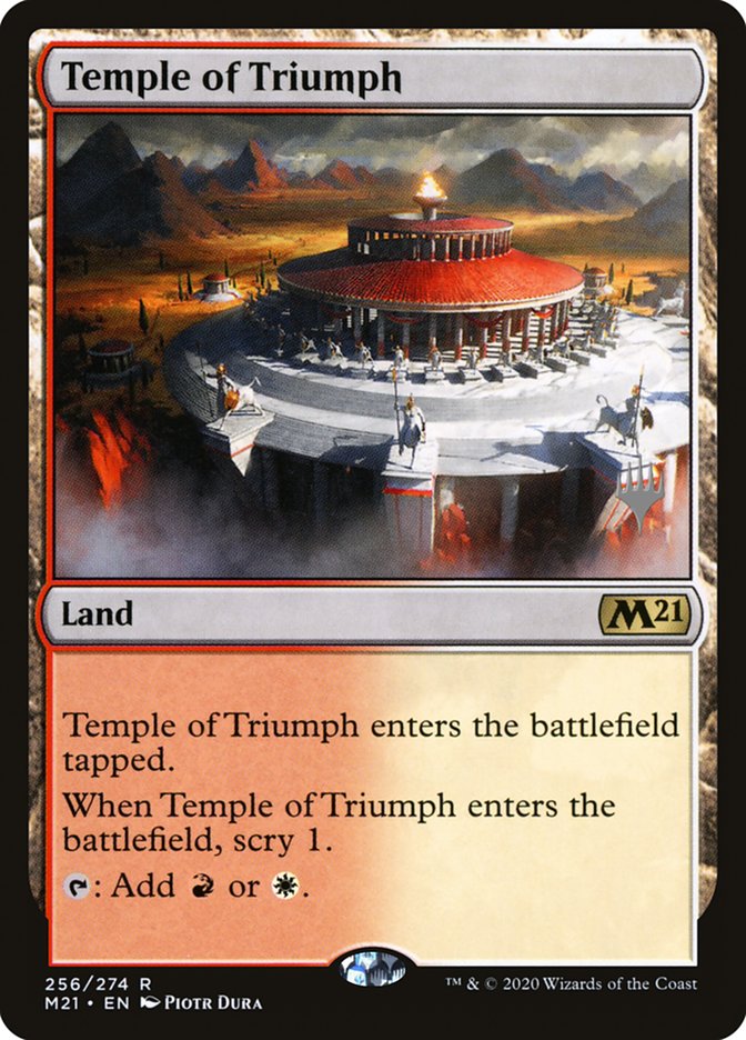 Temple of Triumph (Promo Pack) [Core Set 2021 Promos] | The Gaming-Verse