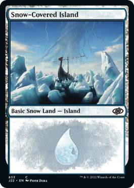 Snow-Covered Island [Jumpstart 2022] | The Gaming-Verse