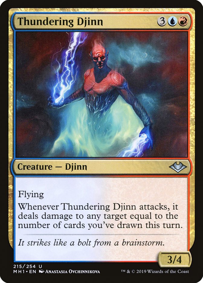 Thundering Djinn [Modern Horizons] | The Gaming-Verse