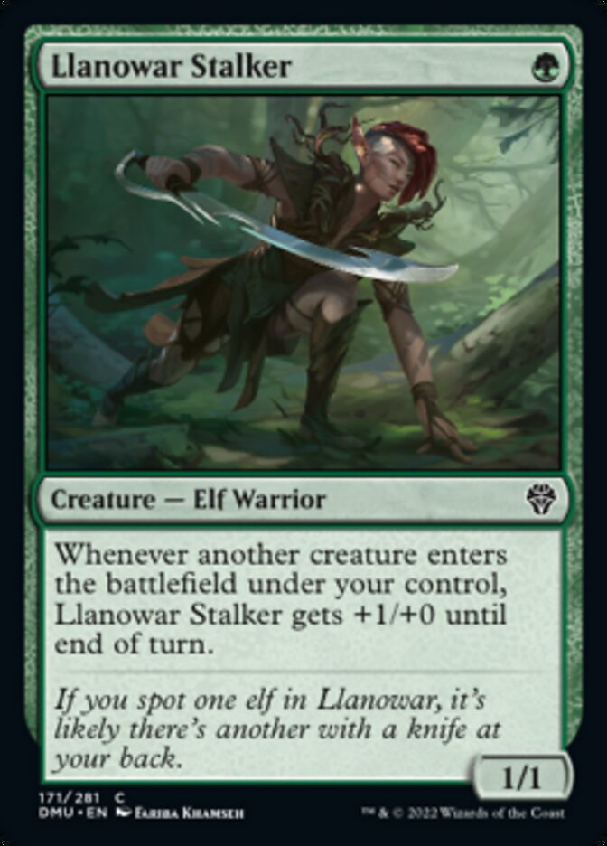 Llanowar Stalker [Dominaria United] | The Gaming-Verse