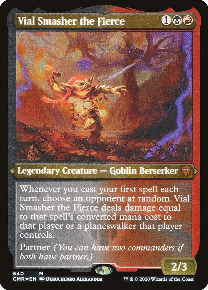 Vial Smasher the Fierce [Commander Legends Etched] | The Gaming-Verse