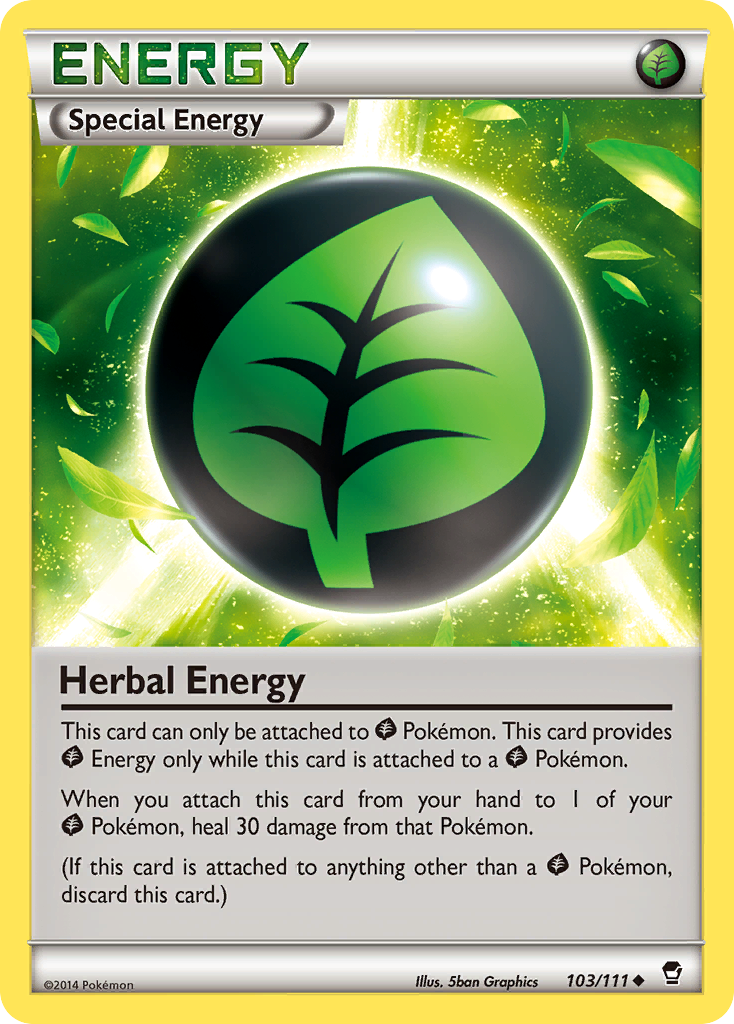 Herbal Energy (103/111) [XY: Furious Fists] | The Gaming-Verse