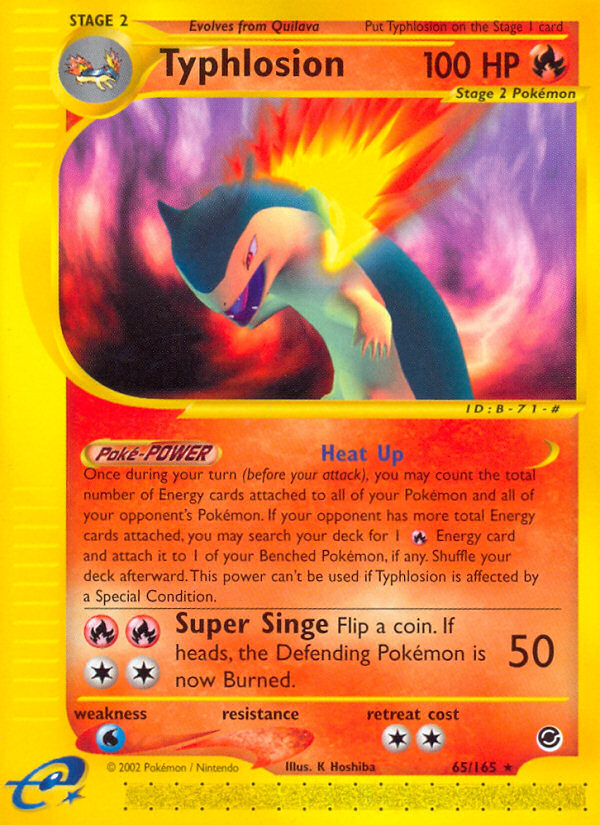 Typhlosion (65/165) [Expedition: Base Set] | The Gaming-Verse