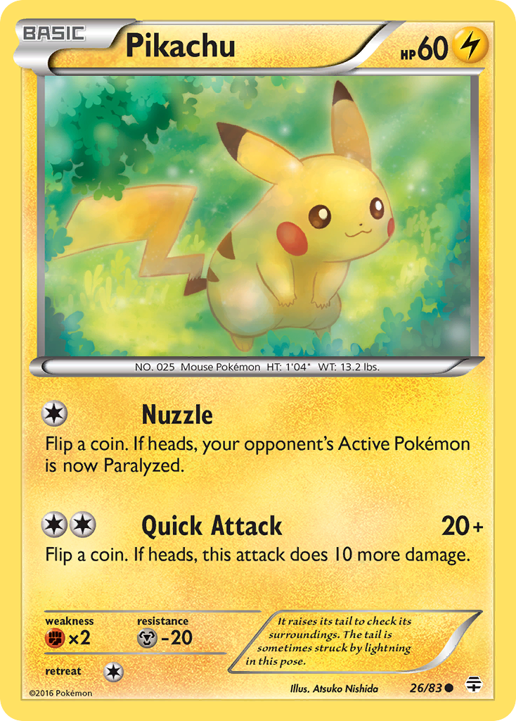 Pikachu (26/83) [XY: Generations] | The Gaming-Verse