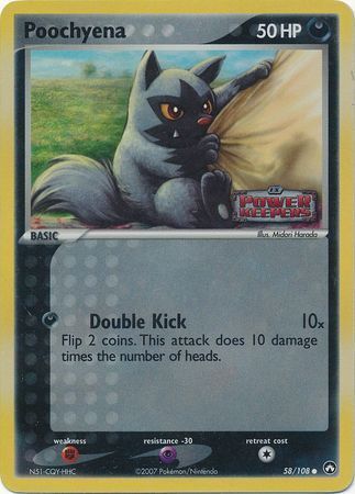 Poochyena (58/108) (Stamped) [EX: Power Keepers] | The Gaming-Verse