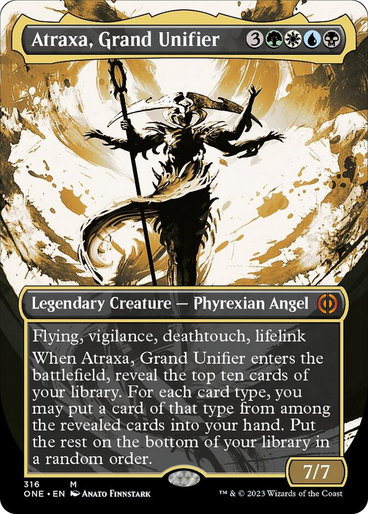 Atraxa, Grand Unifier (Borderless Ichor) [Phyrexia: All Will Be One] | The Gaming-Verse