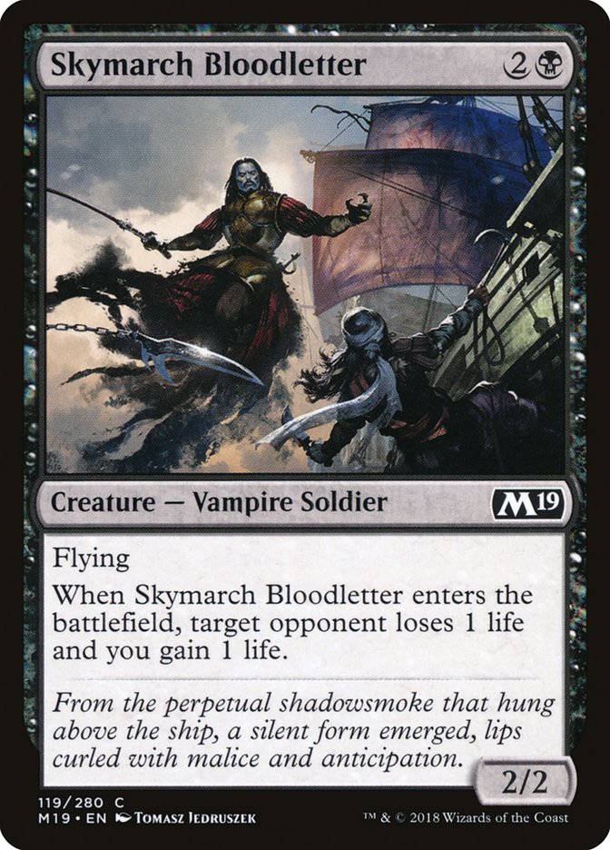 Skymarch Bloodletter [Core Set 2019] | The Gaming-Verse