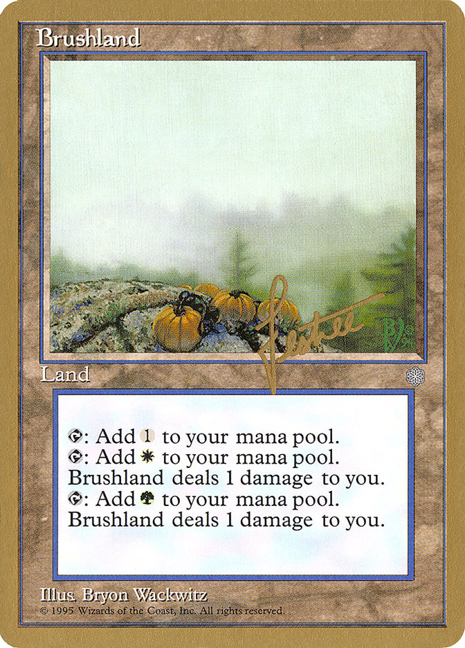 Brushland (Bertrand Lestree) [Pro Tour Collector Set] | The Gaming-Verse