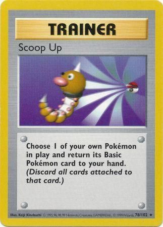 Scoop Up (78/102) [Base Set Shadowless Unlimited] | The Gaming-Verse