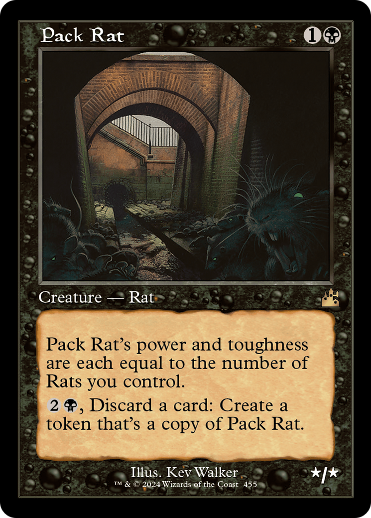 Pack Rat (Retro Frame) [Ravnica Remastered] | The Gaming-Verse