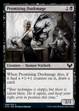 Promising Duskmage [Strixhaven: School of Mages] | The Gaming-Verse