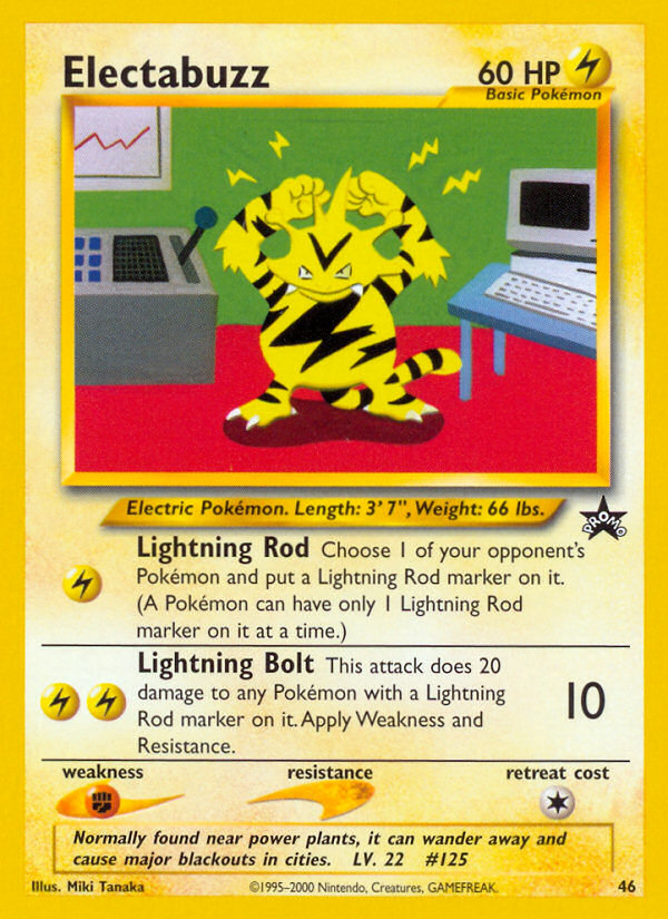 Electabuzz (46) [Wizards of the Coast: Black Star Promos] | The Gaming-Verse