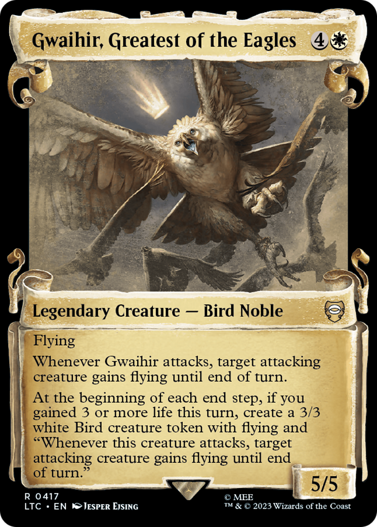 Gwaihir, Greatest of the Eagles [The Lord of the Rings: Tales of Middle-Earth Commander Showcase Scrolls] | The Gaming-Verse