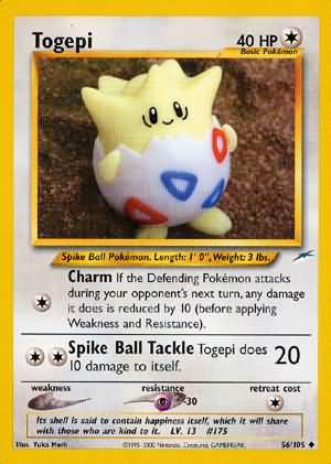 Togepi (56/105) [Neo Destiny Unlimited] | The Gaming-Verse