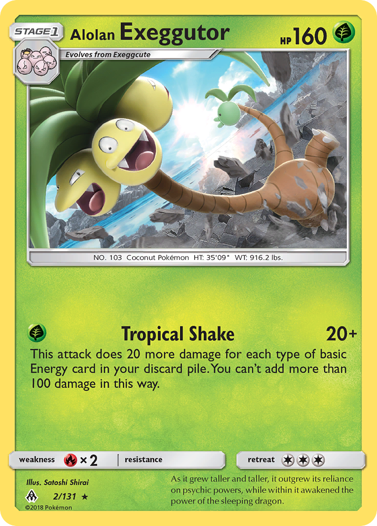 Alolan Exeggutor (2/131) [Sun & Moon: Forbidden Light] | The Gaming-Verse