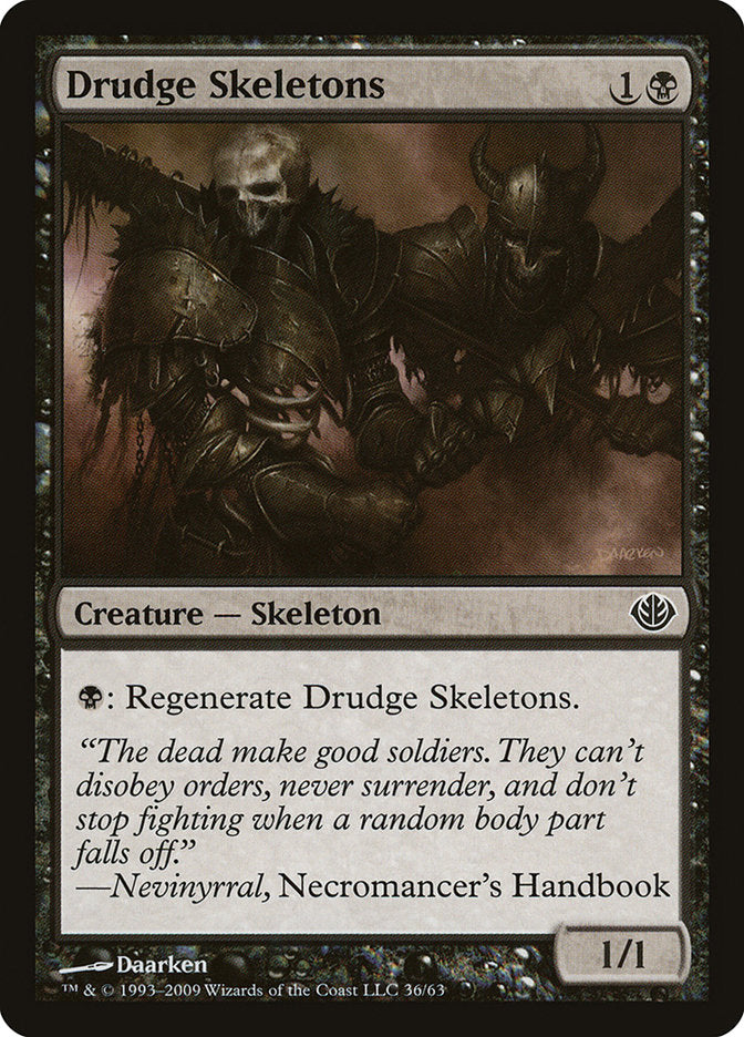 Drudge Skeletons [Duel Decks: Garruk vs. Liliana] | The Gaming-Verse