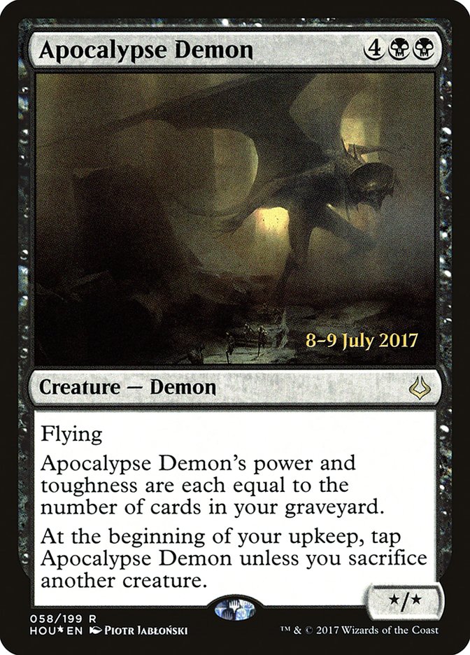 Apocalypse Demon  (Prerelease) [Hour of Devastation Prerelease Promos] | The Gaming-Verse