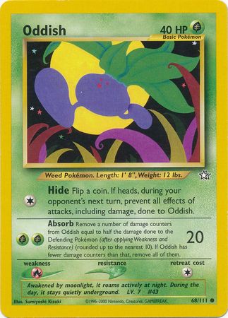 Oddish (68/111) [Neo Genesis Unlimited] | The Gaming-Verse