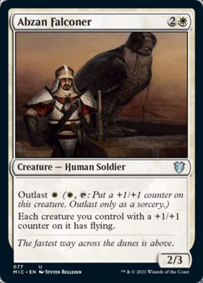 Abzan Falconer [Innistrad: Midnight Hunt Commander] | The Gaming-Verse