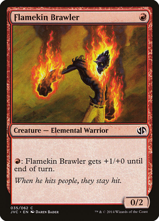 Flamekin Brawler [Duel Decks Anthology] | The Gaming-Verse