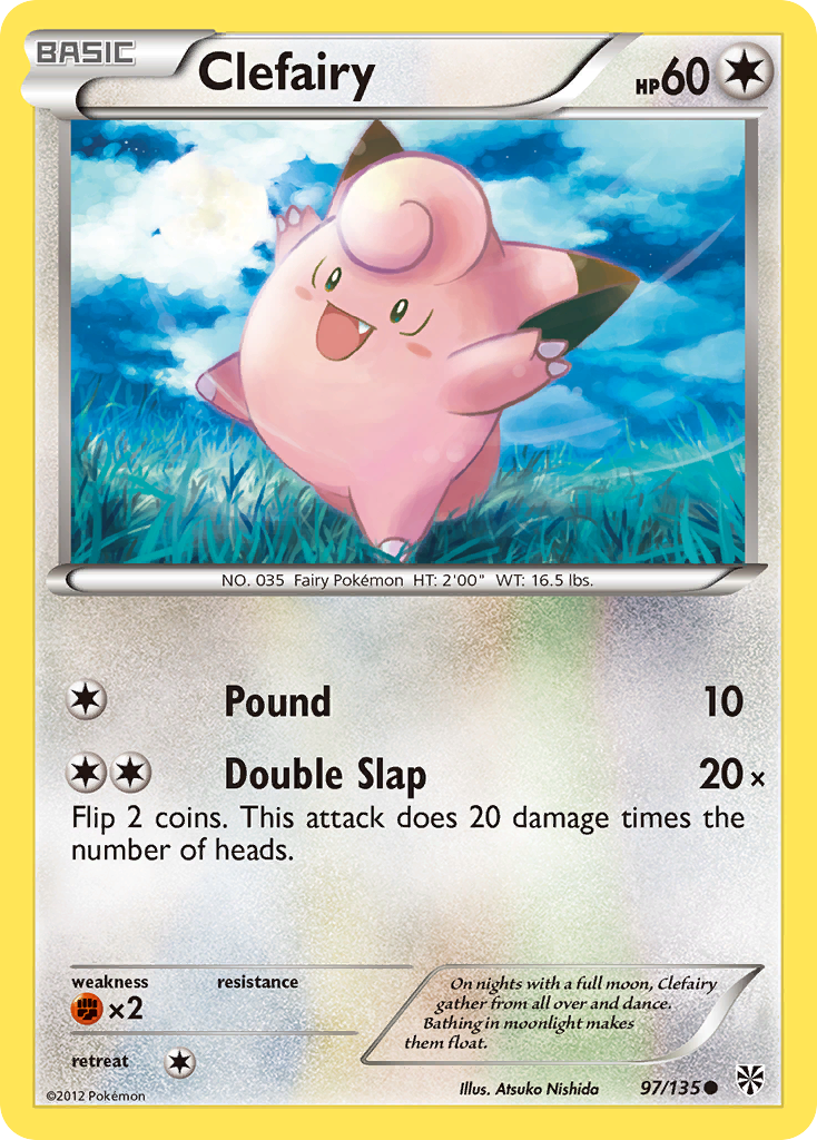 Clefairy (97/135) [Black & White: Plasma Storm] | The Gaming-Verse