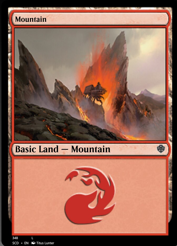 Mountain (348) [Starter Commander Decks] | The Gaming-Verse