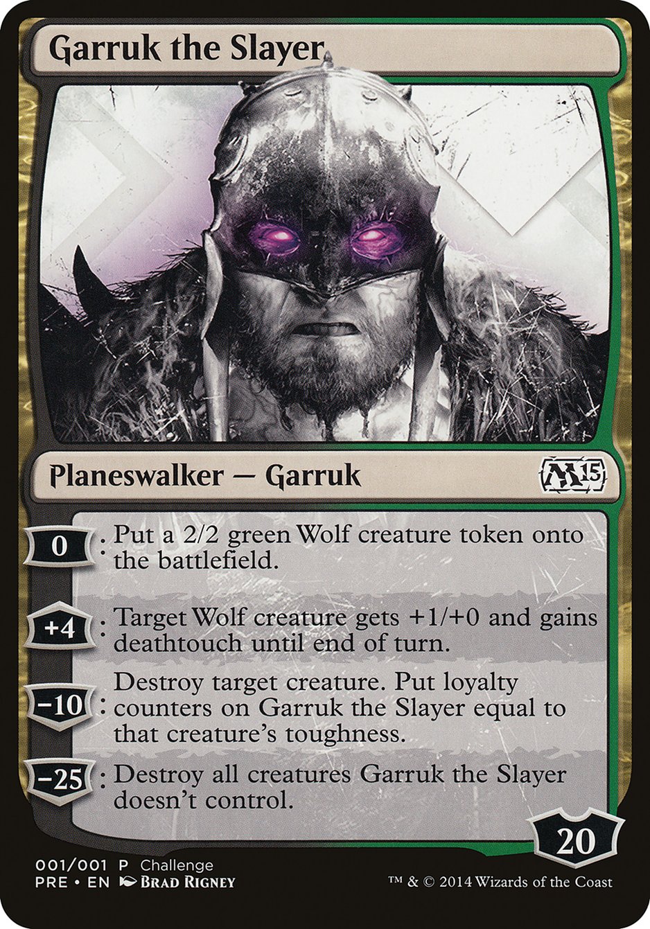 Garruk the Slayer (Magic 2015 Prerelease Promo) [M15 Prerelease Challenge] | The Gaming-Verse