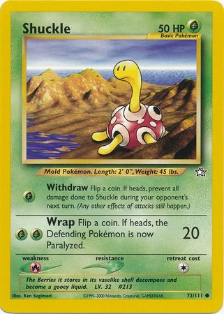 Shuckle (72/111) [Neo Genesis Unlimited] | The Gaming-Verse