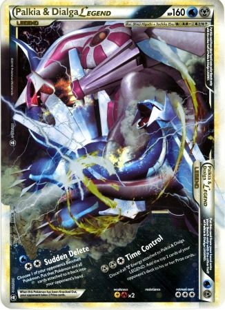 Palkia & Dialga LEGEND (101/102) (Jumbo Card) [HeartGold & SoulSilver: Triumphant] | The Gaming-Verse