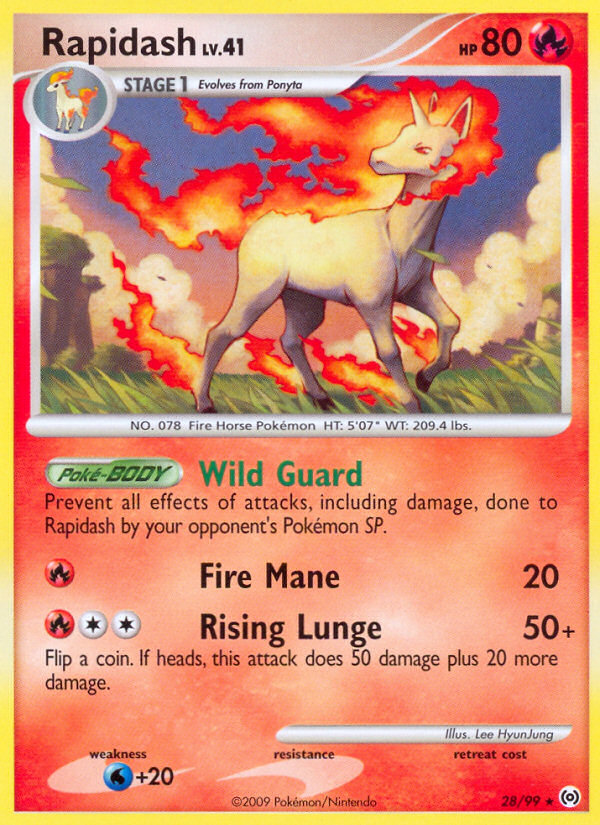 Rapidash (28/99) [Platinum: Arceus] | The Gaming-Verse