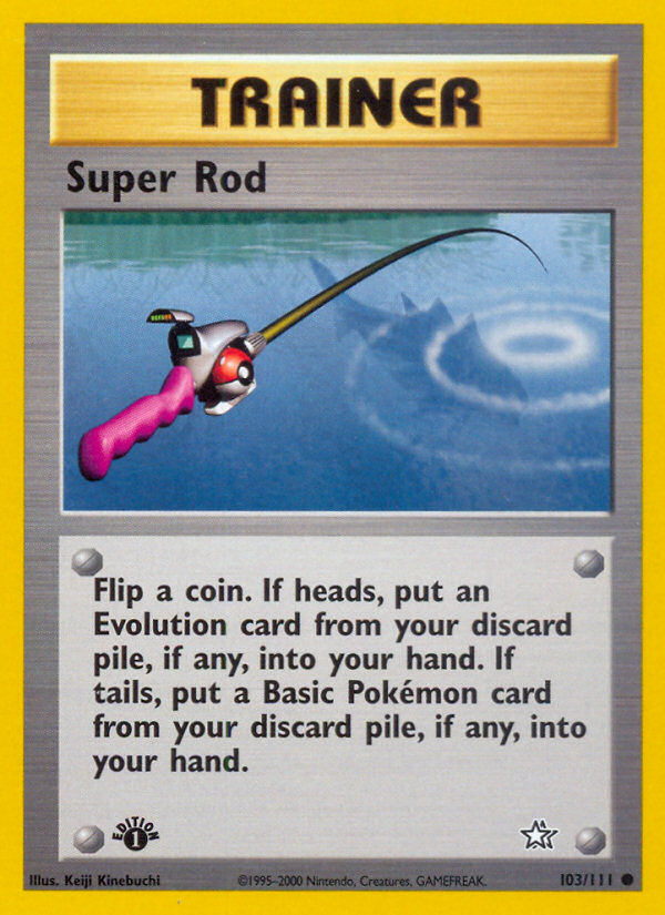 Super Rod (103/111) [Neo Genesis 1st Edition] | The Gaming-Verse