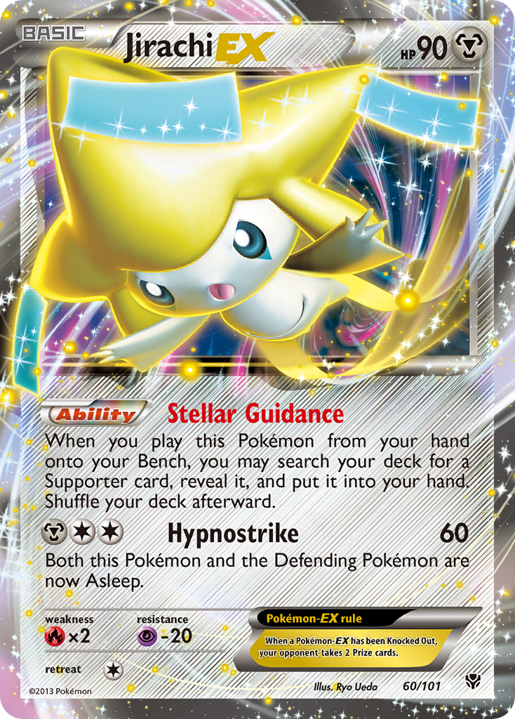 Jirachi EX (60/101) [Black & White: Plasma Blast] | The Gaming-Verse