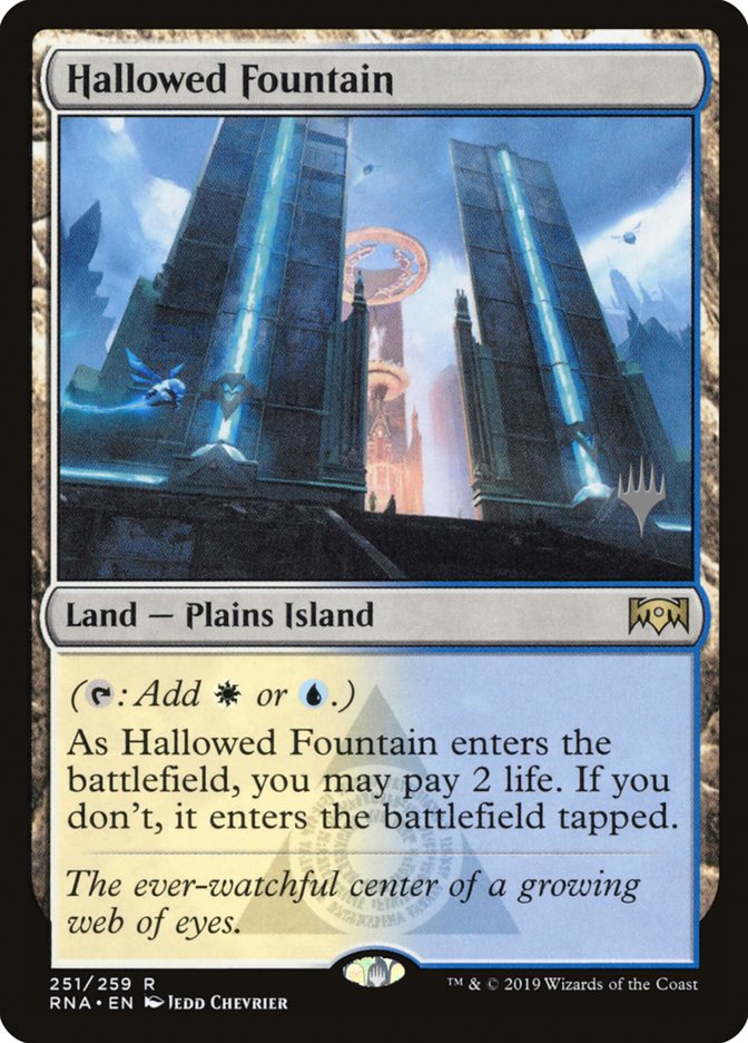 Hallowed Fountain (Promo Pack) [Ravnica Allegiance Promos] | The Gaming-Verse