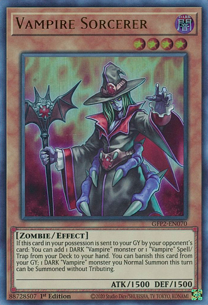 Vampire Sorcerer [GFP2-EN070] Ultra Rare | The Gaming-Verse