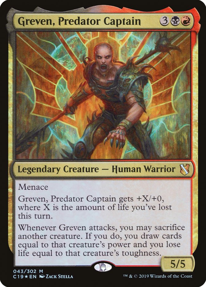 Greven, Predator Captain [Commander 2019] | The Gaming-Verse